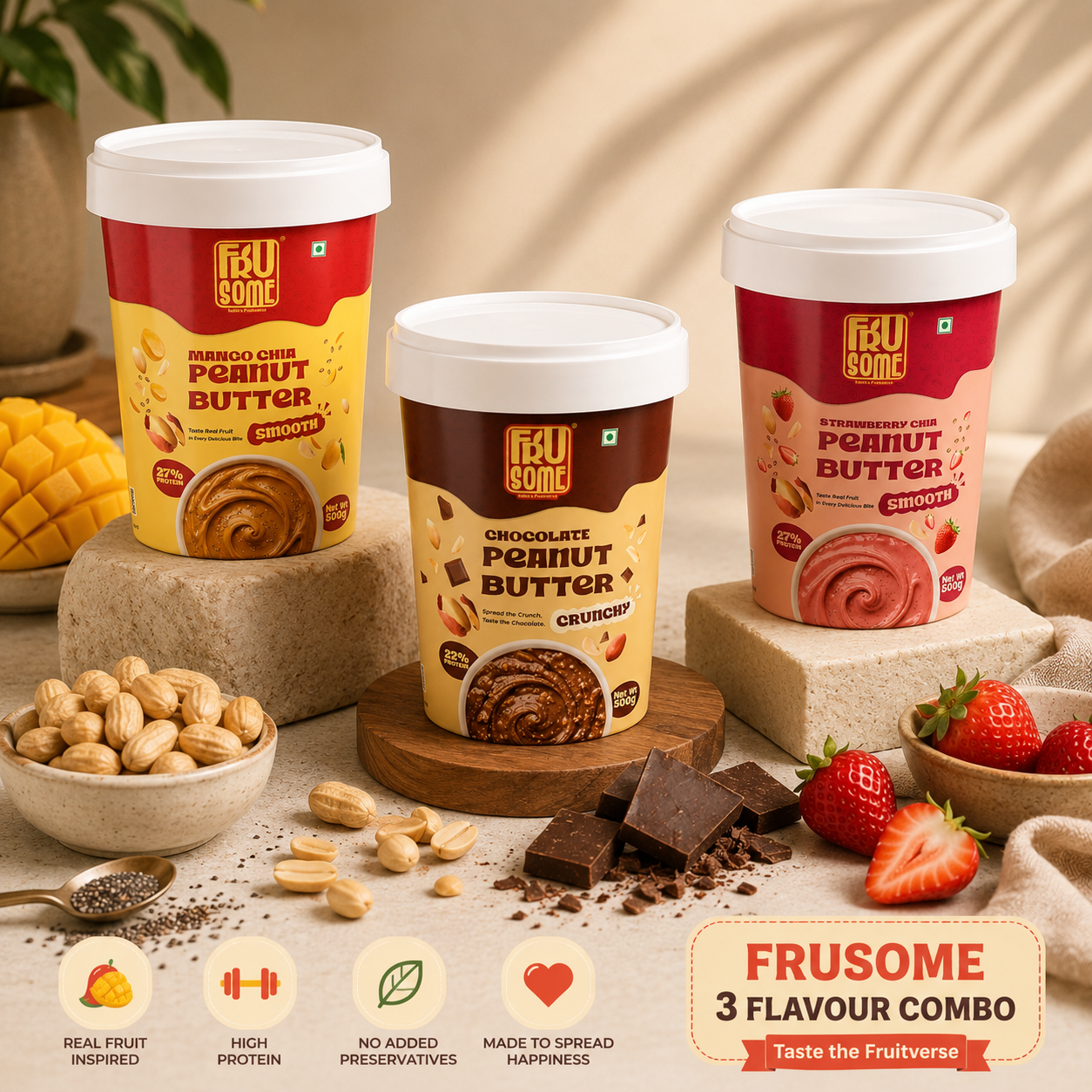 Frusome Peanut Butter Discovery Pack