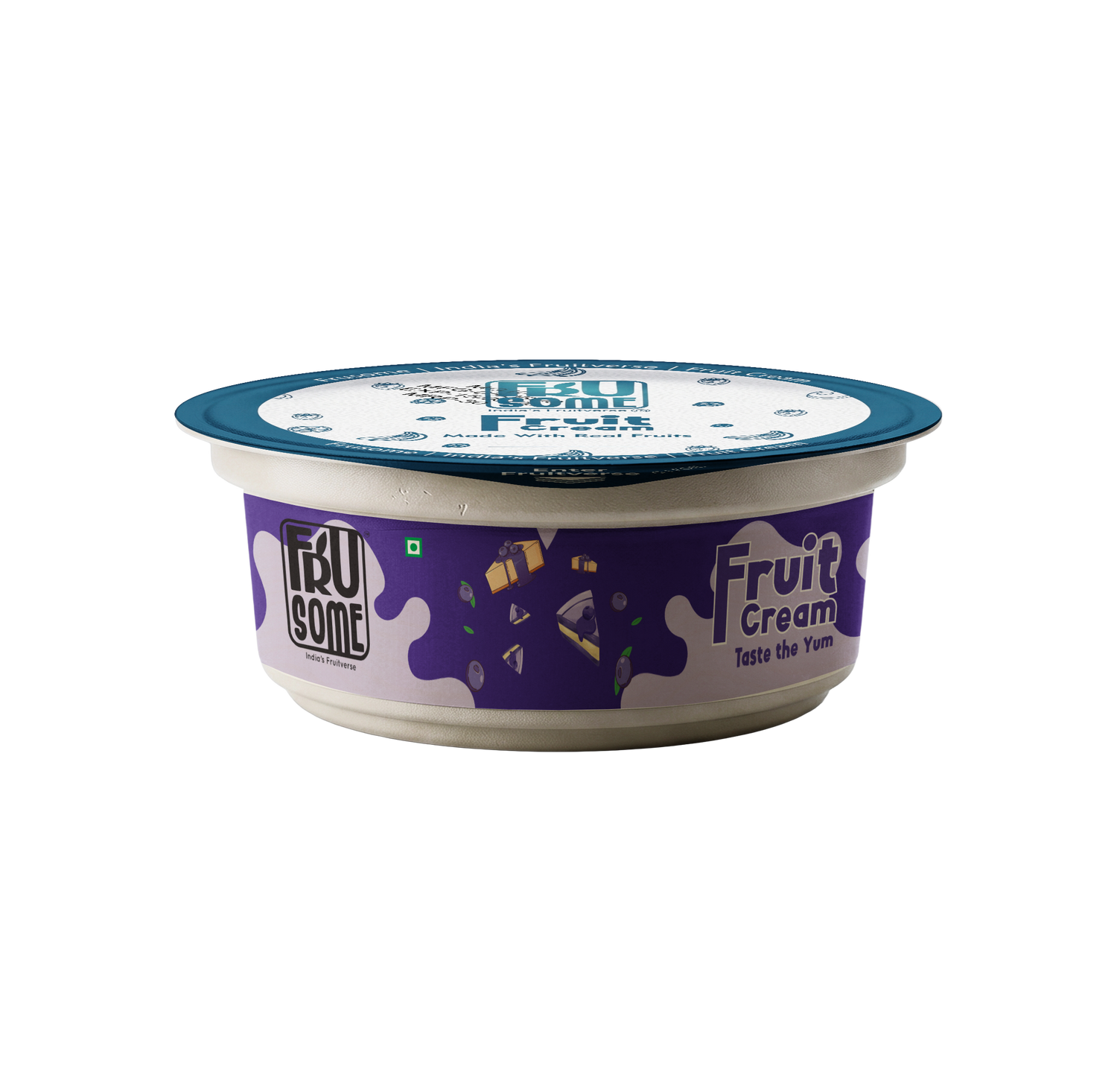 Blueberry Cheese Fruit Cream